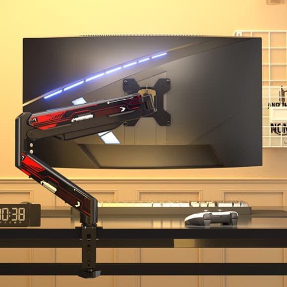 人間工学デスク用モニターアーム スタイリッシュ