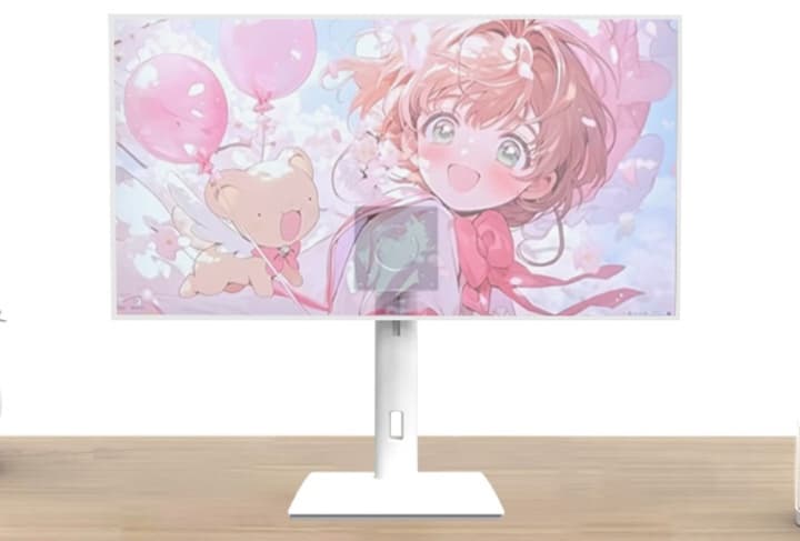 モニターアーム　シンプルデザイン置き型モニターアーム