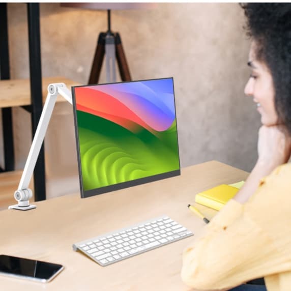 多軸調節型アルミ製モニターアーム