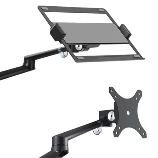 モニターアームデスク 多機能型ノートパソコン用昇降式回転台座